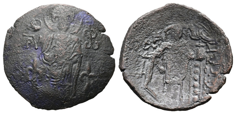 Empire of Nicaea. Theodore II Ducas Lascaris, AD 1254-1258. AE, Trachy. 3.48 g. ...