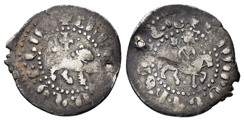 Armenia. Cilician Armenia, Royal. Levon II, AD 1270-1289. AR, Tram. 2.13 g. 21.1...