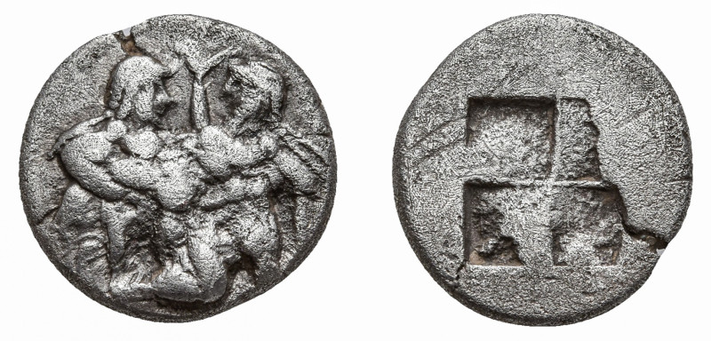 ISLANDS OF THRACE. THASOS. (CIRCA 500-480). 1/3 STATER OR DRACHM

 Ca. 500 - 4...