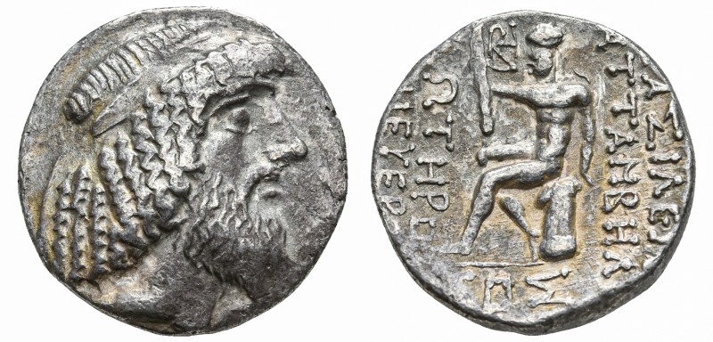 KINGS OF CHARACENE. ATTAMBELOS I (47/46-25/24 BC). CHARAX-SPASINU. TETRADRACHM
...