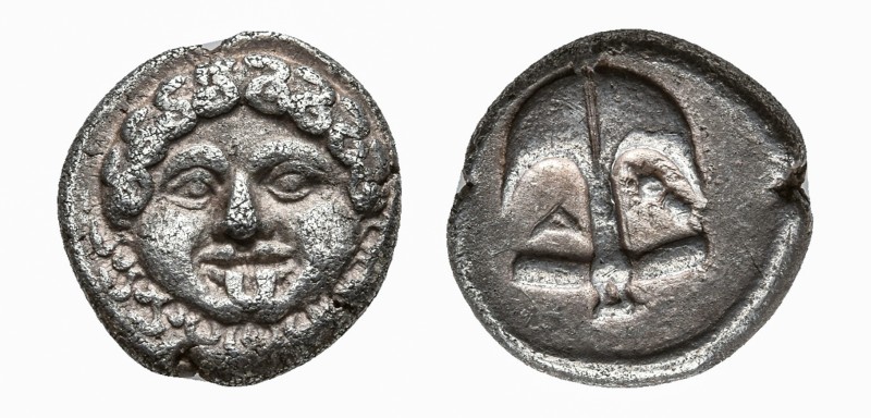 THRACE. APOLLONIA PONTIKA. (LATE 5TH-4TH CENTURIES BC). AR DRACHM

Ca. Late 5t...