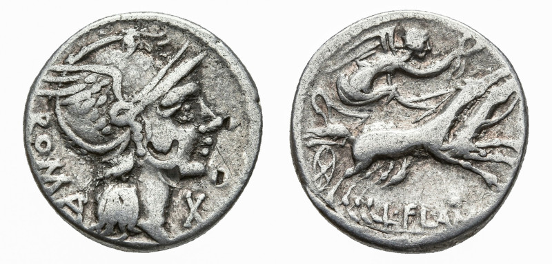 L. FLAMINIUS CHILO (109-108 BC). ROME. AR DENARIUS

 Ca. 109 - 108 BC Obv: Hel...