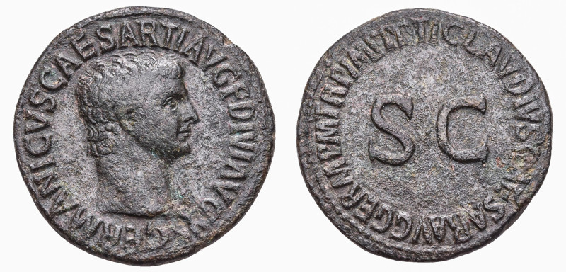 GERMANICUS (DIED 19). ROME, STRUCK UNDER CLAUDIUS, 42-43. AE AS

 Ca. AD 42 - ...