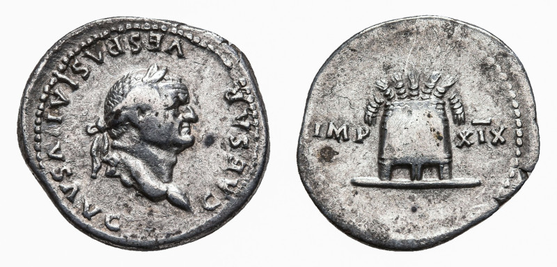 VESPASIAN (AD 69-79). ROME

 Ca. AD 69 - 79 Obv: CAESAR VESPASIANVS AVG. Laure...