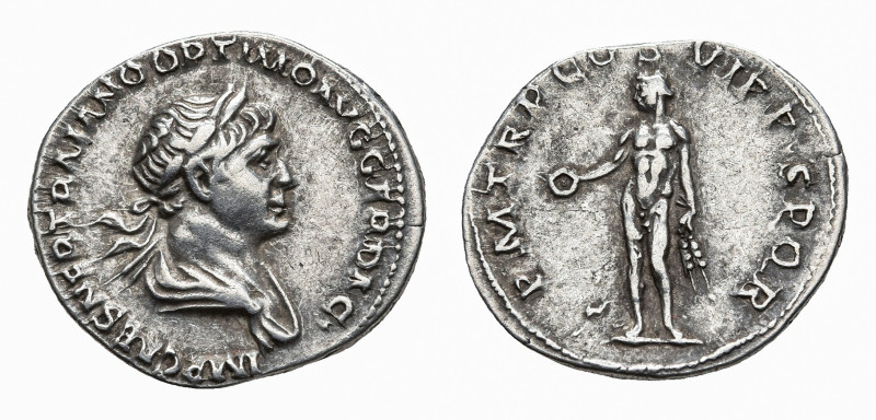 TRAJAN (AD 98-117). ROME. AR DENARIUS.

Ca. AD 98 - 117 Obv: IMP CAES NER TRAI...