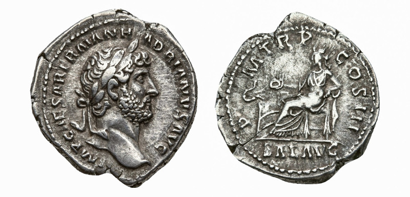 HADRIAN (117-138 AD). ROME. AR DENARIUS 

 Ca. AD 117 - 138 Obv: IMP CAESAR TR...