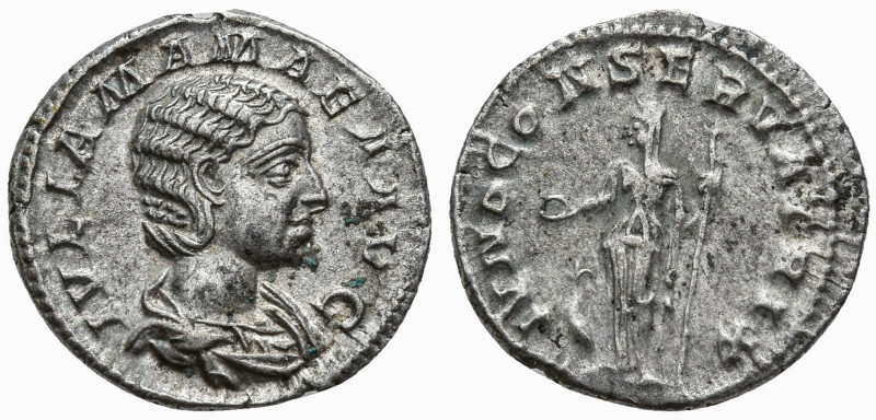 JULIA MAMAEA, AUGUSTA (AD 222-235). ROME. AR DENARIUS

 Ca. AD 222 - 235 Obv: ...