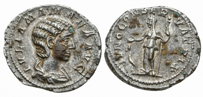 JULIA MAMAEA, AUGUSTA (AD 222-235). ROME. AR DENARIUS

 Ca. AD 222 - 235 Obv: ...