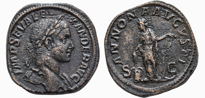 SEVERUS ALEXANDER (AD 222-235). ROME. AE SESTERTIUS

 Ca. AD 222 - 235 Obv: IM...