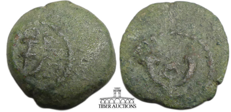 JUDAEA, Herodians. Herod I (the Great). 40-4 BCE. Æ Prutah (13 mm, 1.74 g). Jeru...