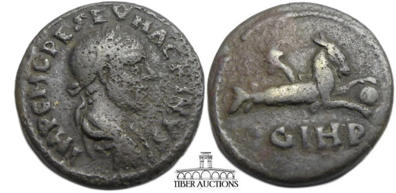 MYSIA, Parium. Macrinus. AD 217-218. Æ (20 mm, 6.46 g). Laureate, draped, and cu...