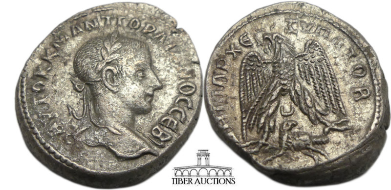 SELEUCIS and PIERIA, Antioch. Gordian III. AD 238-244. BI Tetradrachm (25 mm, 15...