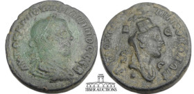 SELEUCIS and PIERIA, Antioch. Philip I. AD 244-249. Æ Octassarion (29 mm, 17.76 g). Struck circa AD 247-249. Laureate, draped, and cuirassed bust of P...
