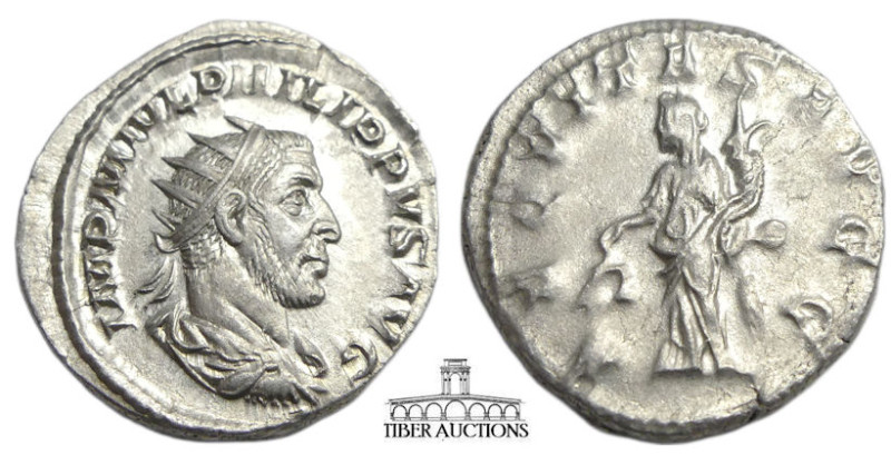 RIC IV 27. PHILIP I. 244-249 AD. Antoninianus (23 mm, 4.02 g). Struck 247-249 AD...