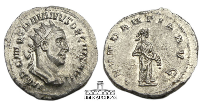 RIC IV 10b. Trajan Decius. AD 249-251. AR Antoninianus (22 mm, 4.00 g). Rome min...