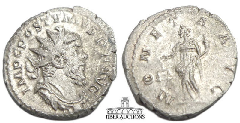 Postumus. RIC V 75. Romano-Gallic Emperor, AD 260-269. Billon Antoninianus (21 m...