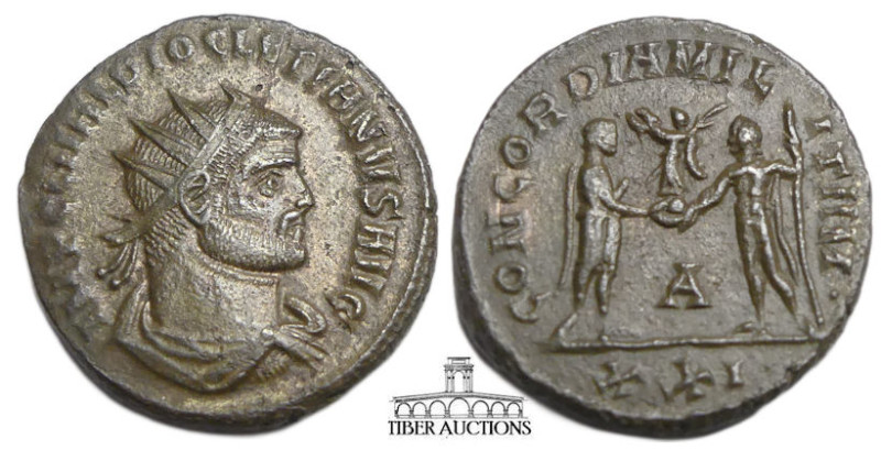 Diocletian. AD 284-305. Æ Antoninianus. (22 mm, 3.93 g). IMP CC VAL DIOCLETIANVS...