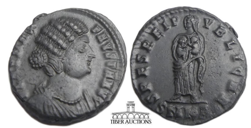 Fausta. Augusta, AD 324-326. Æ Follis (19 mm, 3.37 g, 6h). Cyzicus mint. Struck ...