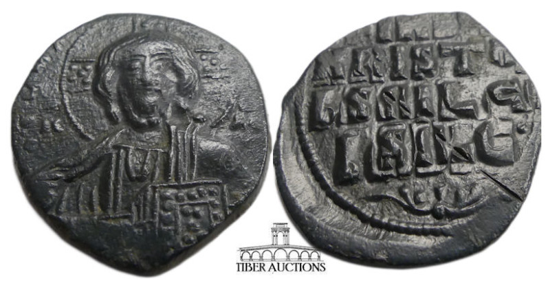 Anonymous Folles. temp. Basil II & Constantine VIII, circa 1023-1028. Æ Follis (...