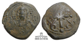 Anonymous Folles. temp. Nicephorus III, circa 1078-1081. Æ Follis (26 mm, 8.63 g). Class I. Constantinople mint. Facing bust of Christ Pantokrator / L...