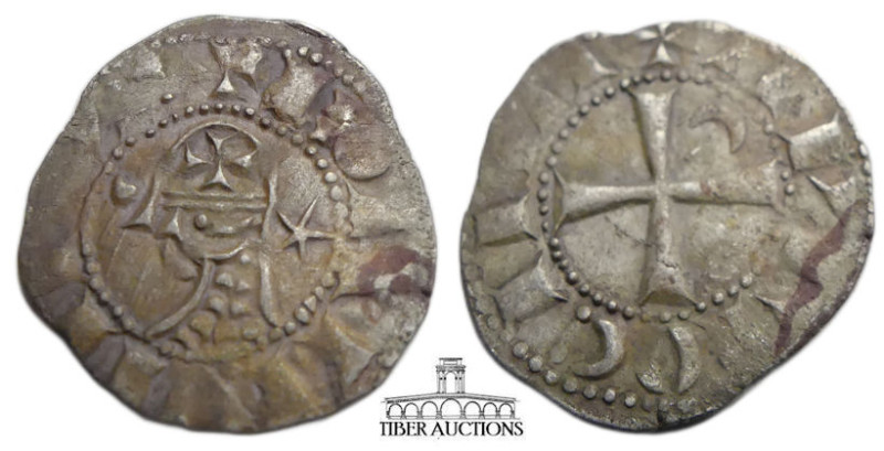 CRUSADERS, Antioch. Bohémond III. 1163-1201. BI Denier (17 mm, 0.97 g). Antioch ...