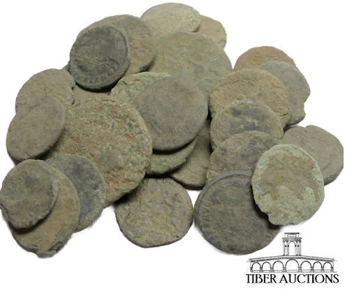 30 Uncleaned Roman coins