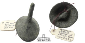 Northern Europe. Circa 1700-500 BC. Conical stud. Bronze. 30 mm x 30 mm. 10.11 g.