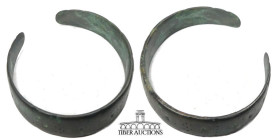 Roman. Circa 1st-4th Century AD. Bracelet. Bronze. 65 mm x 12 mm. 30.22 g.