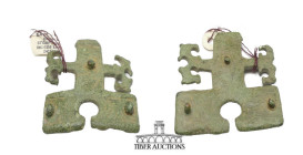 Byzantine. Circa 5th- 12th Century BC. Buckle. Bronze. 35 mm x 35 mm x 1 mm. 10.64 g.