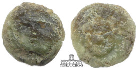 Byzantine. Circa 5th- 12th Century BC. Amulet, carved with two saints? Stone. 14 mm x 4 mm. 1.27 g.