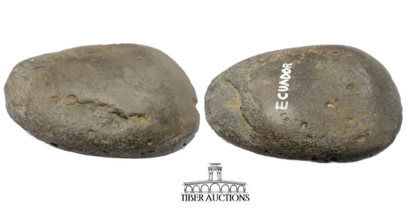 Pre-Columbian. Ecuador, Puruha. Circa AD 1300-1500. Axe. Stone. 75 mm x 55 mm x ...