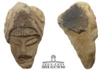 Pre-Columbian. Mexico, Toltec. Circa AD 950-1168. Eagle warrior. Terracotta. 50 mm x 35 mm x 25 mm. 27.17 g.