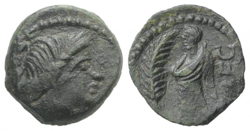 Celtic. Gaul, Southern. Volcae-Arecomici, c. 77-44 BC. Æ (14mm, 1.91g, 12h). Dia...