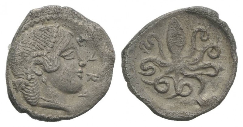 Sicily, Syracuse, c. 485-466 BC. AR Litra (11mm, 0.68g, 3h). Struck under Hieron...