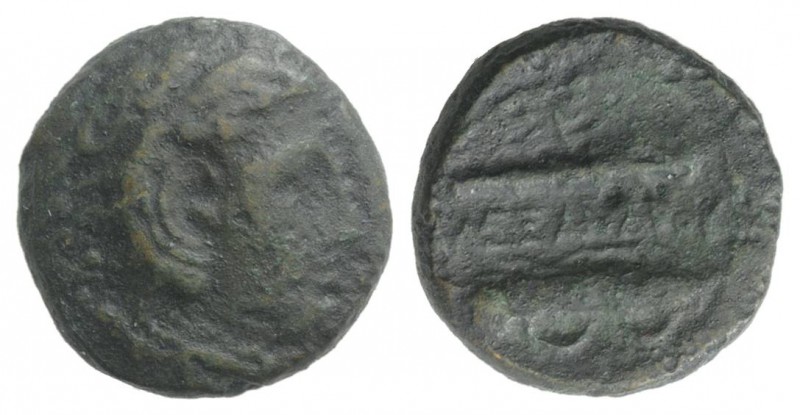 Kings of Macedon, Alexander III 'the Great' (336-323 BC). Æ Unit (16mm, 5.10g, 1...