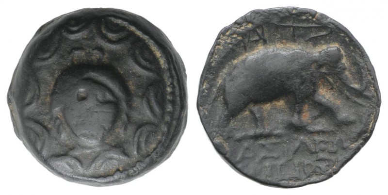 Seleukid Empire, Antiochos III (222-187 BC). Æ (17mm, 5.33g, 4h). Uncertain mint...