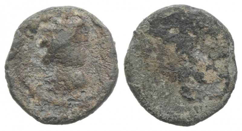 Roman PB Tessera, c. 1st century BC - 1st century AD (14mm, 2.20g). Radiate and ...