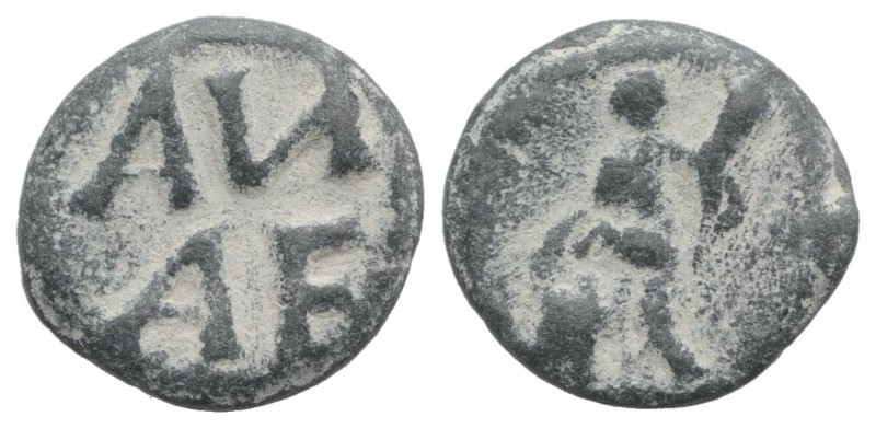 Roman PB Tessera, c. 1st century BC - 1st century AD (14mm, 2.90g, 12h). AN/AF. ...