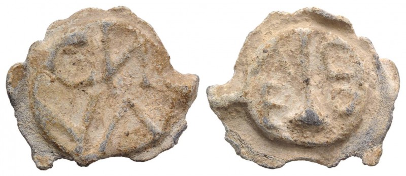 Roman PB Tessera, c. 1st century BC - 1st century AD (25mm, 7.06g, 12h). CN / VA...