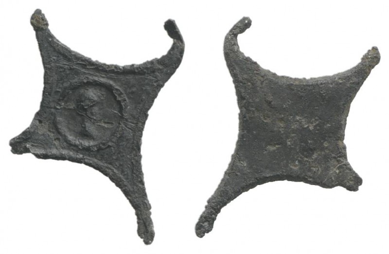 Roman Bronze Decorative Element, c. 1st century BC - 1st century AD (19mm, 0.58g...