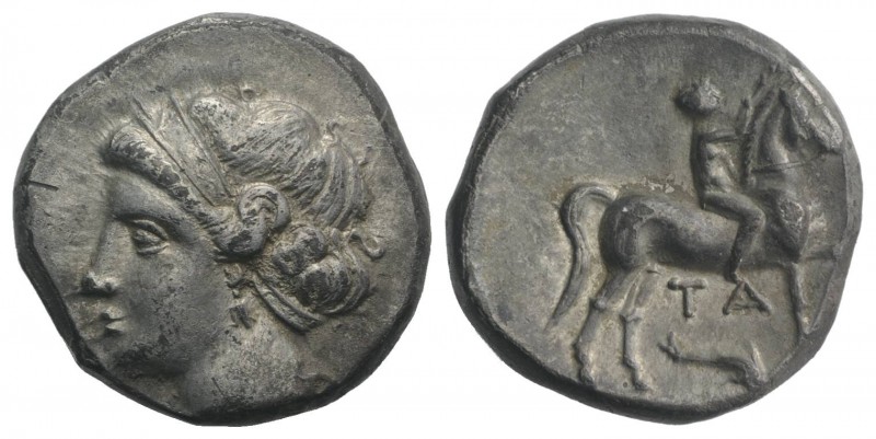 Southern Apulia, Tarentum, Campano-Tarentine series, c. 281-272 BC. AR Didrachm ...