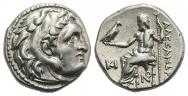 Kings of Macedon, Antigonos I Monophthalmos (Strategos of Asia, 320-306/5 BC, or king, 306/5-301 BC). AR Drachm (16mm, 4.18g, 9h). In the name and typ...