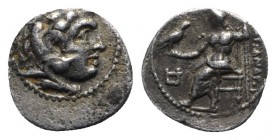 Kings of Macedon, Antigonos I Monophthalmos (Strategos of Asia, 320-306/5 BC, or king, 306/5-301 BC). AR Obol (9mm, 0.71g, 12h). In the name and types...