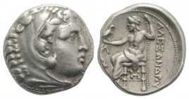 Kings of Macedon, Kassander (Regent, 317-305 BC, or king, 305-298 BC). AR Tetradrachm (25mm, 17.06g, 11h). In the name and types of Alexander III. Amp...