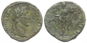 Antoninus Pius (138-161). Æ Sestertius (32mm, 23.78g, 12h). Rome, 148-9. Laureate head r. R/ Aequitas standing l., holding scales and cornucopia. RIC ...