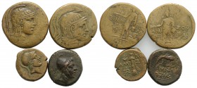 Pontos, lot of 4 Greek Æ coins, including Amisos and Sinope, to be catalog. Lot sold as is, no return
