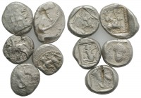 Asia Minor, lot of 5 AR Staters, to be catalog. Lot sold as is, no return
