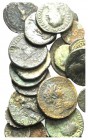 Lot of 27 mixed Æ coins, including 3 Greek, 5 Roman Provincial, 1 Roman Republican, 16 Roman Imperial, 1 Byzantine. Lot sold as is, no return