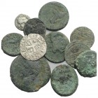 Lot of 21 Greek (6), Roman Imperial (4) and Medieval (1) AR and Æ coins, to be catalog. Lot sold as is, no return