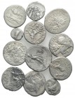 Lot of 11 Greek (Poseidonia and Tarentum Fractions) and Roman Republican (9) AR coins, to be catalog. Lot sold as is, no return